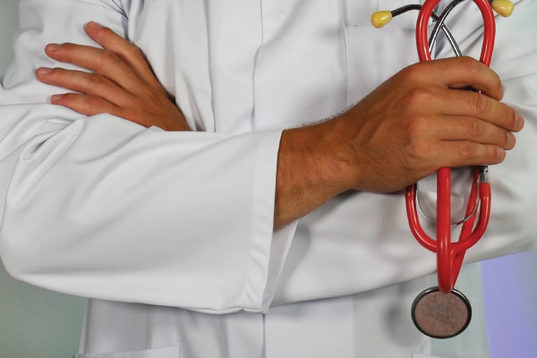 Nurse with Stethoscope