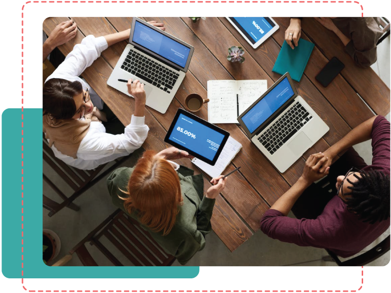 People Working Around Table